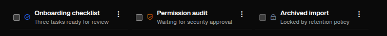 List on web